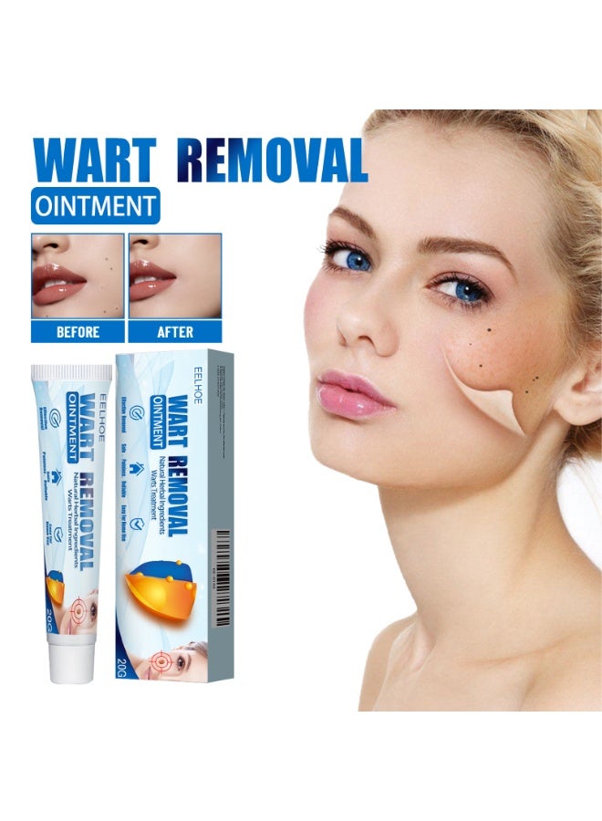 إيلهو مرهم لإزالة الثآليل، مكونات طبيعية لعلاج آمن لثآليل الجسم وحب الشباب والشامات وتقليل الندبات، يزيل الثآليل والشامات وينعم البشرة. - Image 1